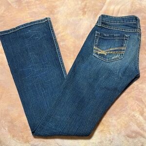 Women's Boot-Cut Jeans in Deep Blue